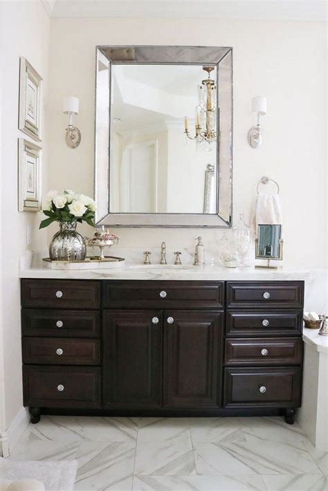 Yes, you can successfully paint both solid wood or engineered wood, no matter whether the bathroom cabinets are unfinished, sealed, or previously get started with our thorough guide on how to paint bathroom cabinets, and you'll find all the tools you need to give that vanity a beautiful, durable new. 19 Delight Contemporary Dark Wood Bathroom Vanity Ideas ...