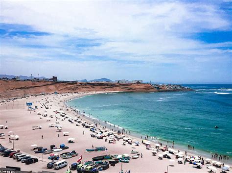 Best Beach In Lima Peru Pebble Beach Of Pacific Ocean Lima Peru Stock