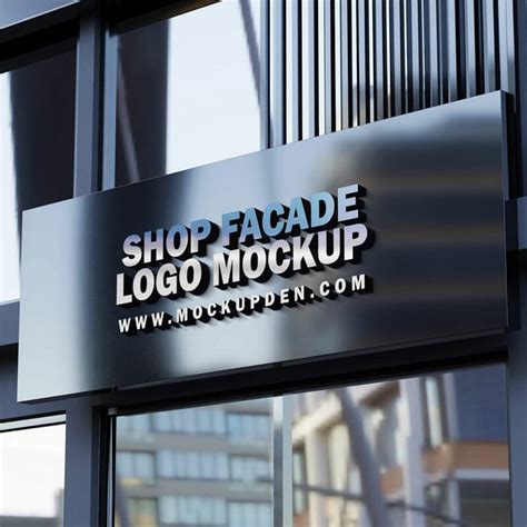 10 Best Free Shop Facade Mockup Templates Css Author