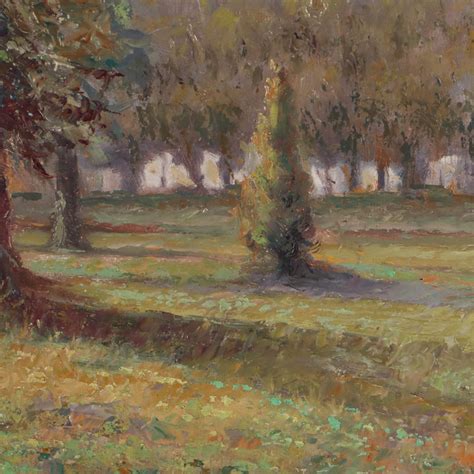 Robert Wood Landscape Oil Painting Famone Park Ebth