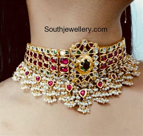 Kundan Choker Indian Jewellery Designs