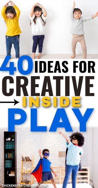 A Big Printable List Of Inside Play Ideas For Kids Stuck Indoors Keep