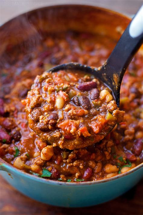 Turkey Pumpkin Chili Hearty Flavorful Life Made Simple