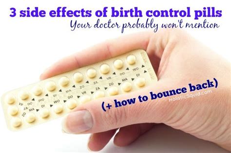 3 Long Term Side Effects Of Birth Control Pills Hormonal Birth