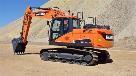 Doosans New Crawler Excavator Simplifies Transportation