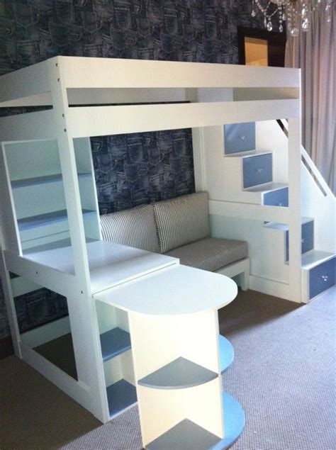 What is a sofa bed? Tween loft bed with pullout desk, sofa and Multi ...