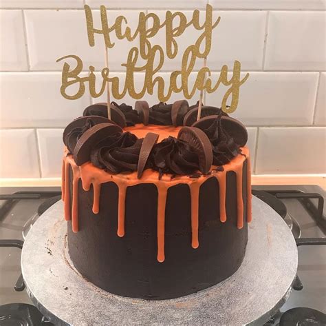 Family came as usual for sunday dinner and all agreed this is a winner. Terry's Chocolate Orange drip cake #cakemaking #dripcake # ...