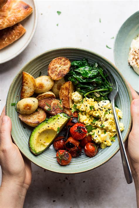 Savoury Vegan Breakfast Bowl Lazy Cat Kitchen