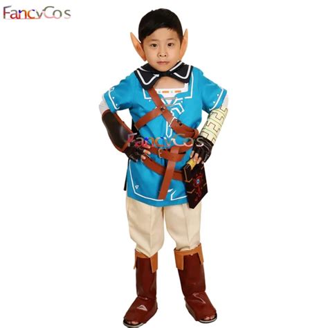 Halloween Boys The Legend Of Zelda Breath Of The Wild Link Outfit
