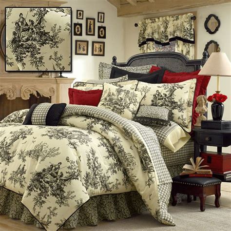 Bedroom red home bedroom french country bedrooms country decor christmas decorations bedroom kennisgeving voor omleiding. Red and Black toile color scheme | French country bedrooms ...