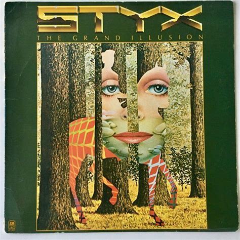 Styx The Grand Illusion Lp Vinyl Record Album Aandm Records Etsy Rock