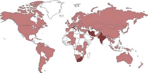 global map of drug resistant tuberculosis tb countries with at least download scientific