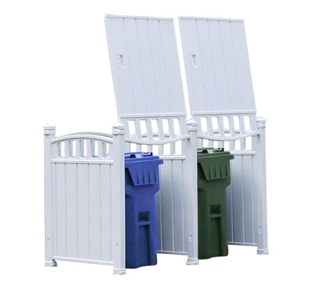 Rubbishwrap Outdoor Garbage Enclosure Trash Bin Shed Storage Double