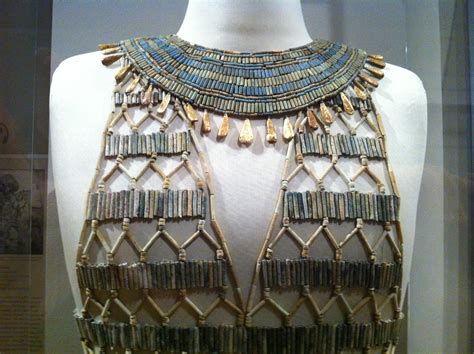 Egyptian Beadnet Dress Detail Illustration Ancient History