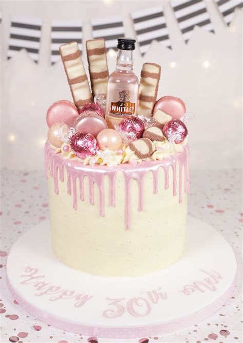 Pink Drip 30th Birthday Cake Cakey Goodness