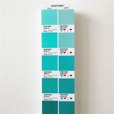 Aqua Pantone Color Chart Aqua Color Palette Color Palette Challenge