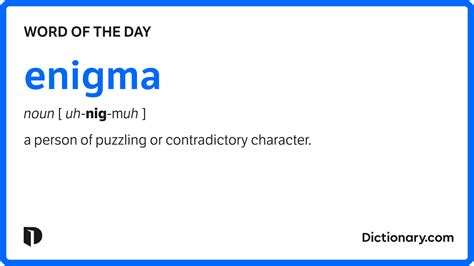 Word Of The Day Enigma