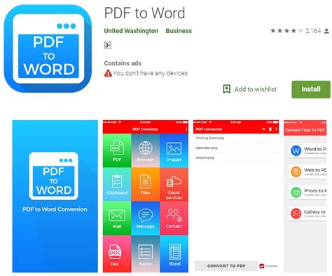 Image size difference is huge. Best Apps and How to Convert PDF to Word for Android