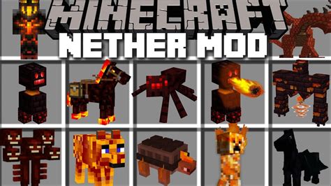 Minecraft Nether Mod Travel To The Nether And Fight Mobs Minecraft