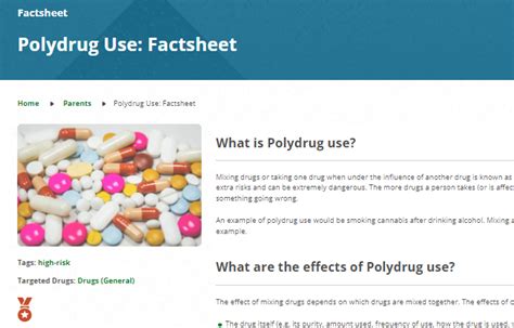 Polydrug Use Factsheet Code