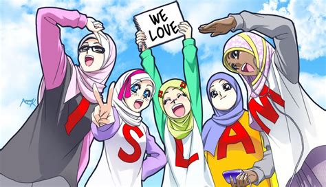 30 gambar kartun muslimah bercadar syari cantik lucu terbaru. Foto Cewek2 Cantik Lucu Berhijab Kartun - Top 100 Gambar ...