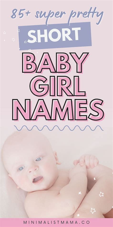 Prettiest Short Baby Girl Names That Are One Syllable