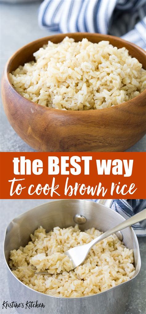 My family always added salt and ghee to our rice. How to Cook Brown Rice on the Stove | Brown rice recipes ...
