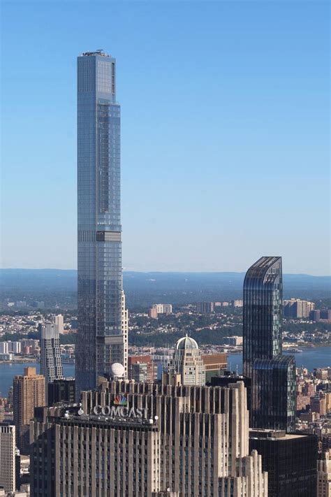 Central Park Tower Finishes Construction As New York Citys Tallest