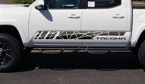 Side Rocker Panel Stripes For Tacoma Vinyl Sticker Decal Fit To Toyota