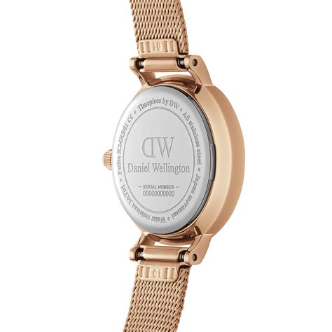 Petite Pressed Melrose Small Rose Gold Womens Watch Dw