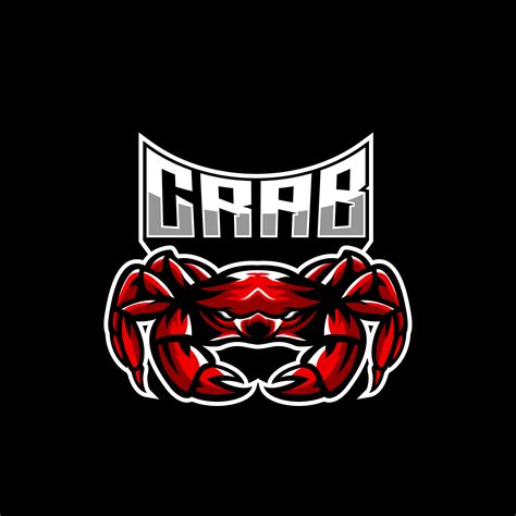 Crab gaming character emblem 693011 Vector Art at Vecteezy