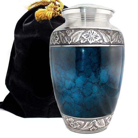 Moonstone Blue Cremation Urn Urns For Human Ashes Etsy