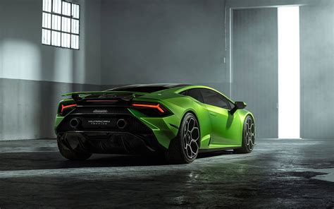Download Wallpapers 2023 Lamborghini Huracan Tecnica 4k Rear View