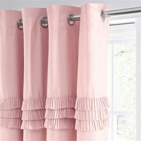 Pink curtains b&m, pink curtains blackout lining, pink curtains butterfly, pink curtains b and q. Frilly cutrains | Pink bedroom curtains, Curtains uk, Curtains