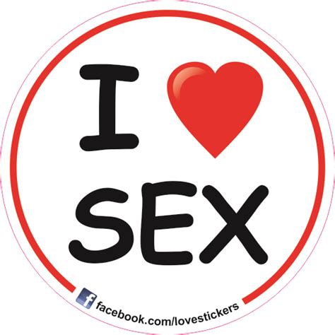 autocollant sticker i love sex