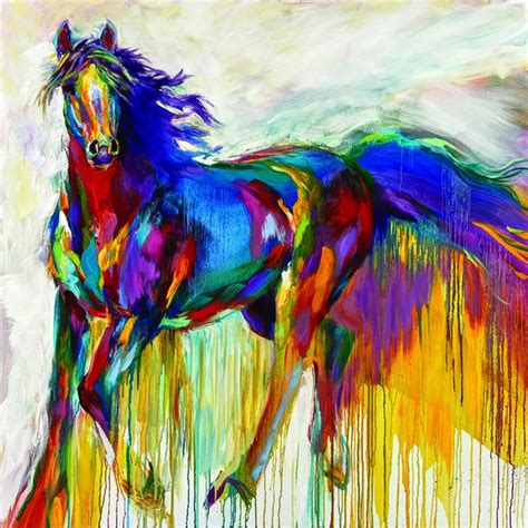 Horse Painting Animal Art Horse Artwork