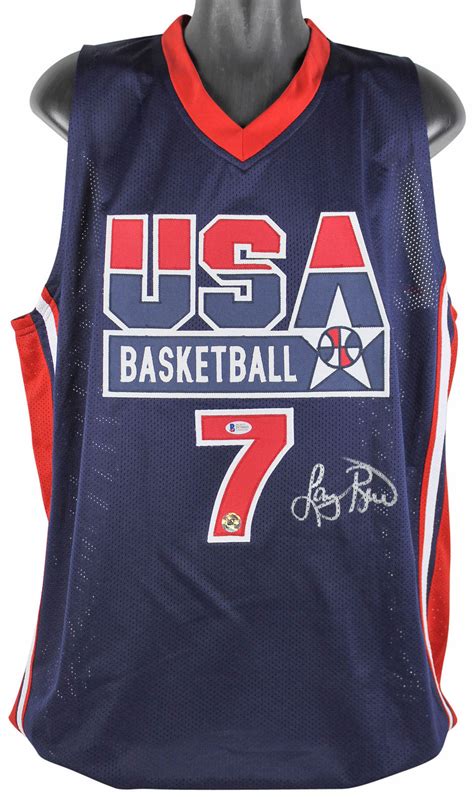 Lot Detail - Larry Bird Signed 1992 Team USA Basketball ...