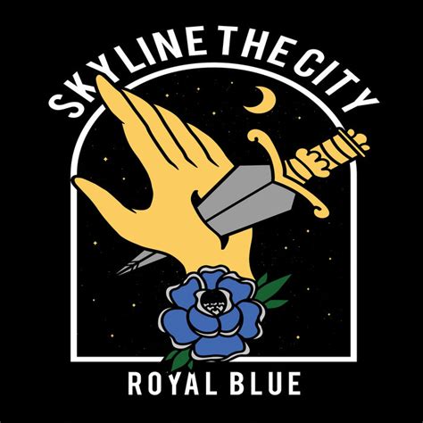 Royal Blue Skyline The City