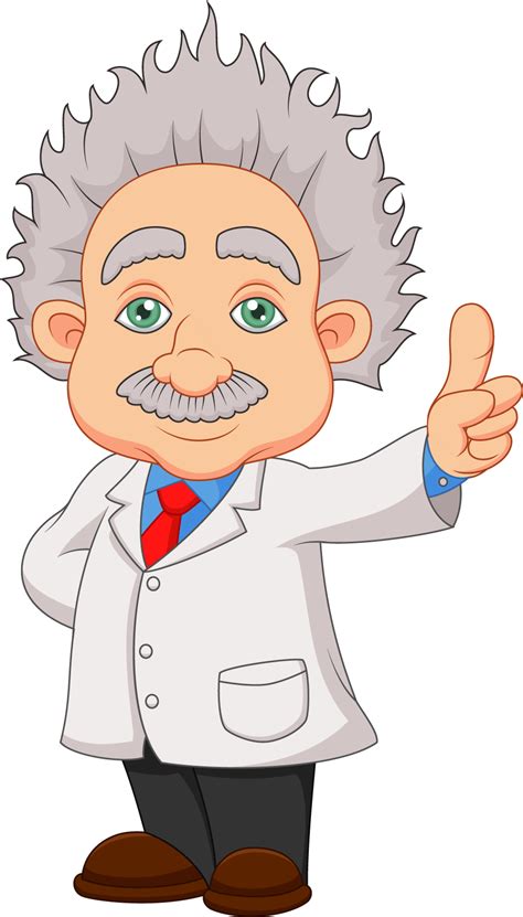 Cartoon Scientist Stock Illustration Clip Art Scientists Elderly Png Download