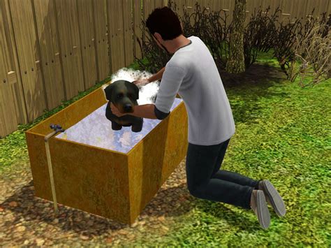 Mod The Sims Functional Pet Baths