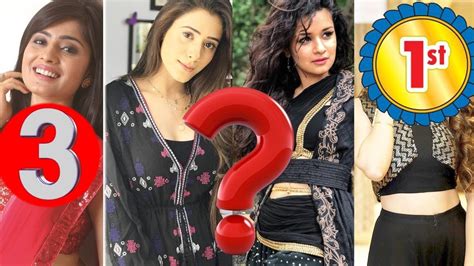 top 10 most beautiful actress from sony sab tv serials running 2018 youtube