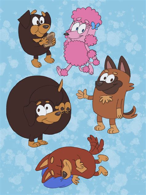 Bluey Puppies by Itoruna-The-Platypus on DeviantArt