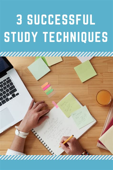 3 Successful Study Techniques Study Techniques Study Classroom Learning