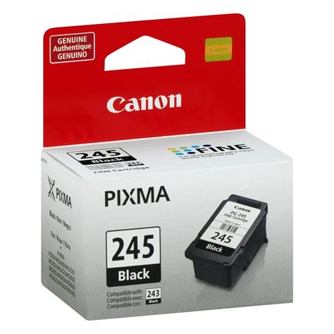 Canon Pg 245 Black Ink Cartridge Standard Yield 8279b001 Walmart
