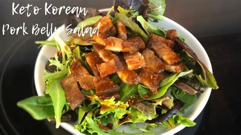 Pulled pork is an american household favorite. Keto Korean Pork Belly Salad | Asian Keto Recipe - YouTube
