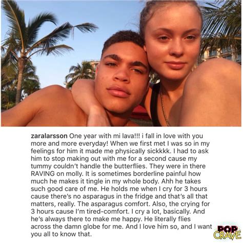 Swedish pop sensation zara larsson was destined to love the man of her dreams. Pop Crave on Twitter: "Zara Larsson celebrates one year ...