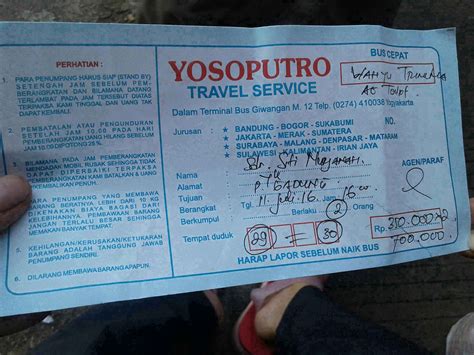 Gambar Tiket Bus - 57+ Koleksi Gambar