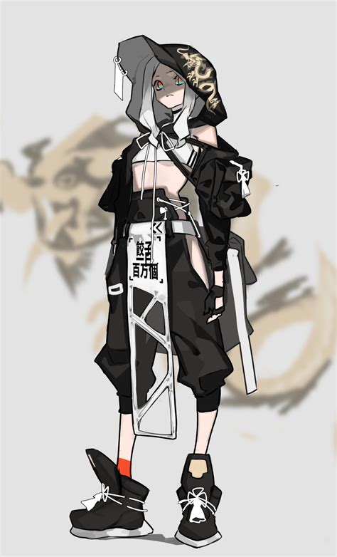 Balance On Twitter キャラクターの衣装 サイバーパンクファッション 女性キャラクターデザイン