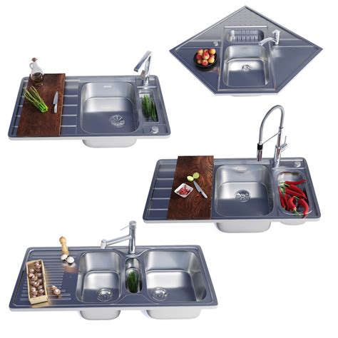 Blanco is a good brand but which blanco sink should you buy? 3D model blanco kitchen sinks - TurboSquid 1456972