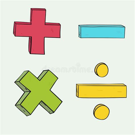 Etiqueta Engomada De Los Símbolos Lindos De Una Matemáticas De La